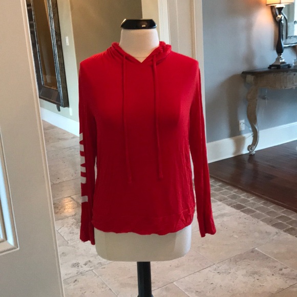PINK Victoria's Secret Tops - VS PINK TRENDY super soft red xmas pullover